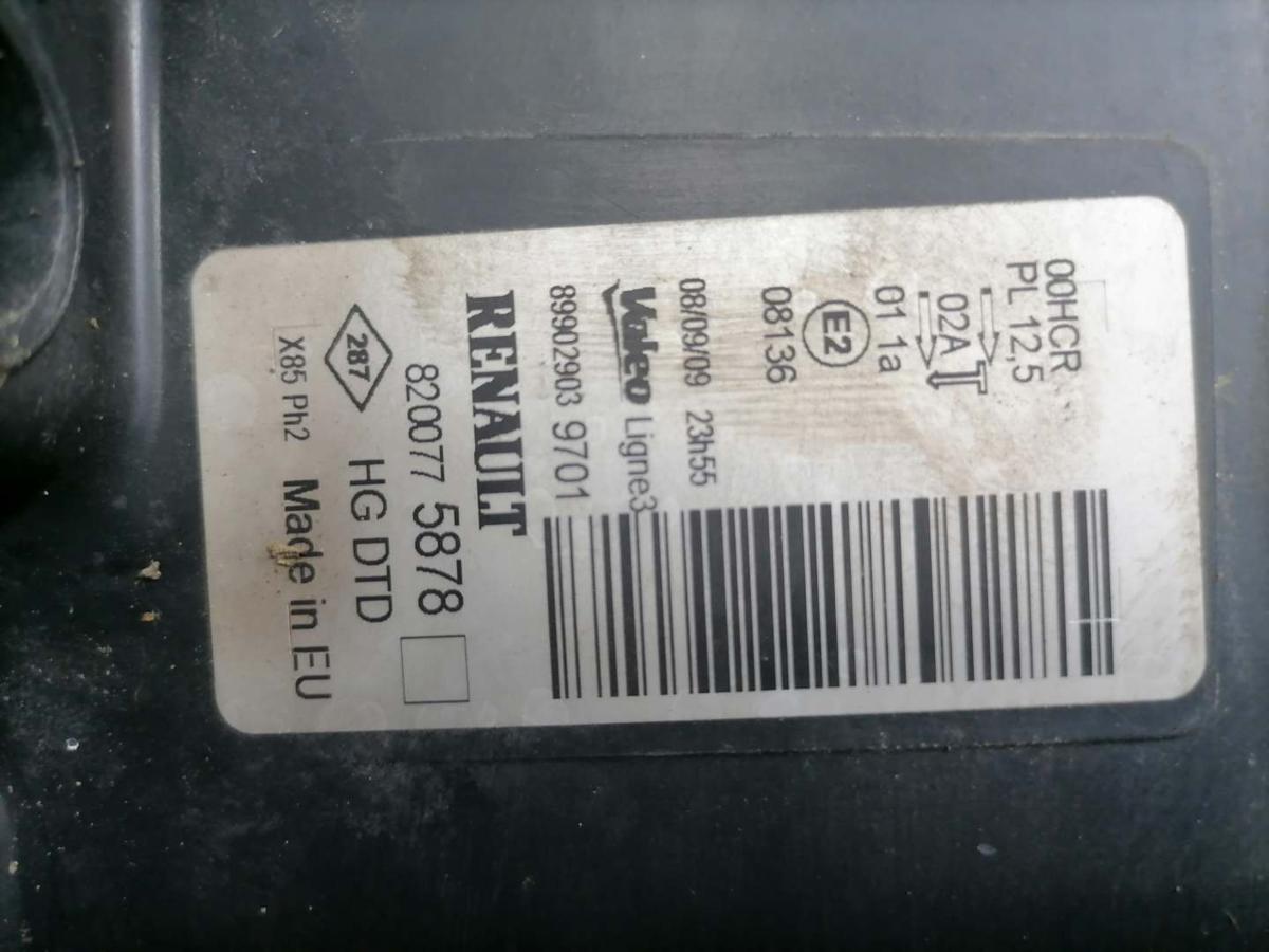 Renault Clio 3 original Scheinwerfer vorn rechts Halogen Facelift Bj.2009